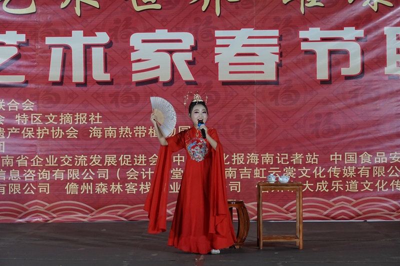 第二届海南省艺术家春节联欢晚会绽放海南热带植物园(儋州园区)夜空-图片8