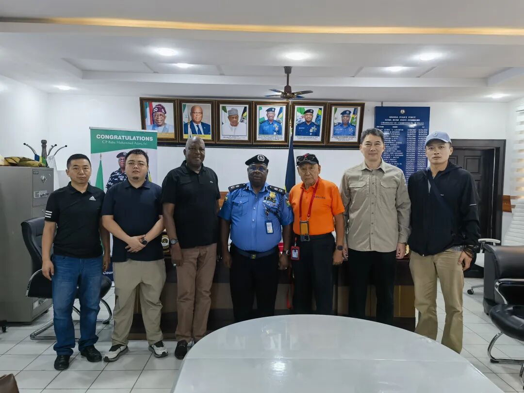 金门安保服务有限公司董事长胡介国带领安保考察团考察阿夸伊博姆州-图片1