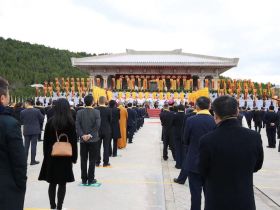 癸卯（2023）年清明公祭轩辕黄帝典礼在陕西黄陵县隆重举行