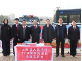 河南太康法院开展国家宪法日普法宣传活动 与“宪”同行，“法”入人心